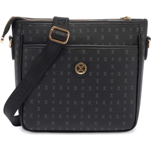 Siyah Print Kadın Çapraz Askılı Çanta - S25K1PR09128-T0E