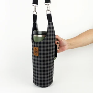 El Yapımı Pötikare Matara Termos Kılıfı Kulplu Model Quencher Pipetli 1,18