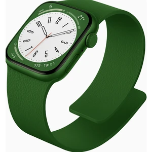 Apple Watch 11-10 42MM 9 8 7 41MM Se 6 5 4 40 2 3 38MM Uyumlu Manyetik Silikon Deri Dokulu Kordon