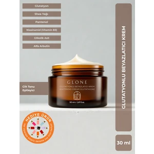Glutatyonlu Beyazlatıcı Krem | 50ml | Glutatyon & Arbutin | Cilt Tonu Eşitleyici, Leke Karşıtı