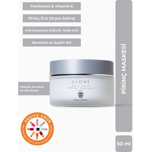 Pirinç Maskesi | 50ml | AHA & Kil | Aydınlatıcı ve Leke Karşıtı