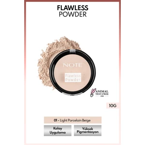 Flawless Powder Yarı Mat Bitişli Toz Pudra - 01 Light Porcelain Beige