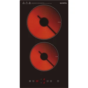 Elektrikli Vitroseramik Siyah Cam Ikili Ankastre Ocak Hv3-02