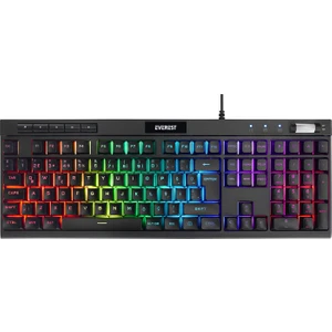 KB-68 Shin Siyah Rainbow Q Membrane Klavye