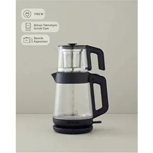 Cmk 6001 Cam Çay Makinesi Siyah