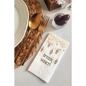 Baskılı Peçete ( Iftar Vakti -) 24'lü Paket Ramazan Sofralarına Özel