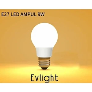 9 Watt Tasarrfuflu LED Ampul E27 Gün Işığı