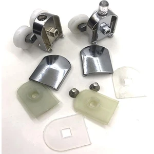 Ayrıntıshop Duşakabin Kanallı Rulman Oynar Çiftli Teker Çap 24MM