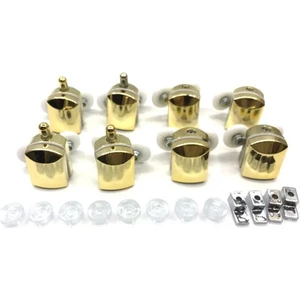 Ayrıntıshop Duşa Kabin Gold Metal Tekeri 8 Adet Çap 24MM