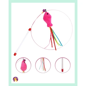 Elar Aksesuar Balıklı Kedi Oyun Oltası