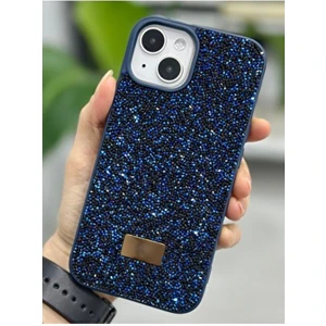 Go Aksesuar Elmas Tasarımlı Taşlı Işıltılı Parlak Pırlanta Silikon Kılıf Iphone 13 - 14 ve 15 Uyumlu