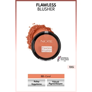 Flawless Blusher Mat Bitişli Toz Allık - 02 Coral