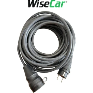 Wisecar Elektrikli Araç Şarj Uzatma Kablosu 10 Metre 3x2.5mm Bakır