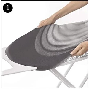 (Hediyeli) Premium Xl Ütümasası Kılıf Örtüsü Bezi (1AD.KORUYUCU File Ütüleme Pedi Hediyeli)