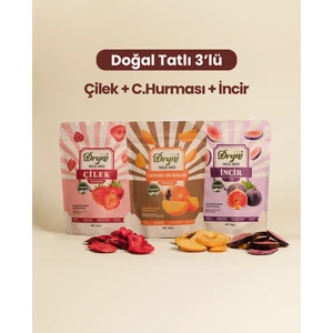 Freeze Dried Dryni Doğal Tatlı Üçlü Set