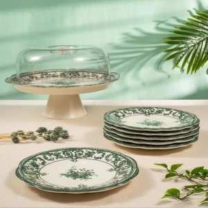 Majestic Green 8 Parça Sunum Seti