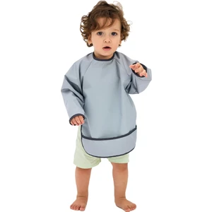 Uzun Kollu Leke Tutmaz Bebek Mama ve Oyun Önlüğü