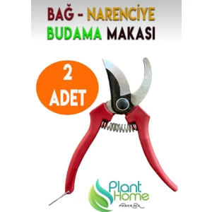 Plant Home Powermix 2 Adet Uygun Set Fiyatlı Bağ Makası Bahçe Bitki Çiçek Ağaç Dal  Budama Makası