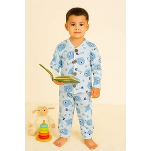 Çocuk Pamuklu Penye Pijama Takımı