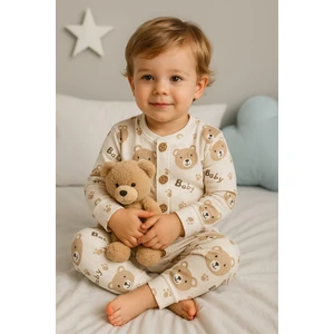 Çocuk Pamuklu Penye Pijama Takımı