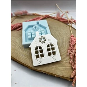 Silikon Kalıp Minik Ev Şık Tasarım ile Evinize Değer Katar 7x6 cm