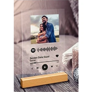 Sevgiliye Özel Spotify Barkodlu Plak 1