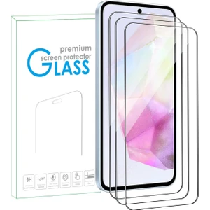 3 Adet Samsung Galaxy A56 Uyumlu Ekran Koruyucu Kırılmaz Cam 9h Temperli Cam 3 Adet