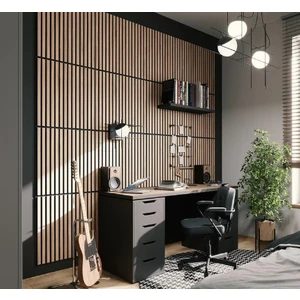 Ceviz Renk Akustik Duvar Paneli 50X50 cm – Mdf & Keçe Tabanlı Dekoratif Panel