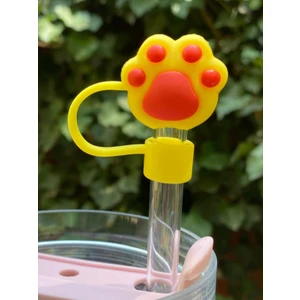 1 Adet Renkli 10 mm Için Pipet Tıpası Çiçekli Pipet Kapağı Quencher Pipet Tıpası 40 Oz ve 30 Oz Uyumlu