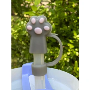 1 Adet Renkli 10 mm Için Pipet Tıpası Çiçekli Pipet Kapağı Quencher Pipet Tıpası 40 Oz ve 30 Oz Uyumlu