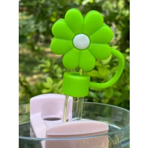 1 Adet Renkli 10 mm Için Pipet Tıpası Çiçekli Pipet Kapağı Quencher Pipet Tıpası 40 Oz ve 30 Oz Uyumlu