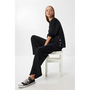 Yumuşak Modal Alt-Üst Takım LBY0009 Siyah