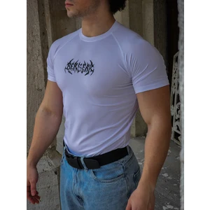 Berserk - Compression Nefes Alan Ultra Esnek Yapı Fitness T-Shirt (Beyaz)
