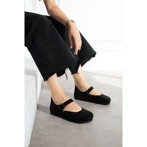 Ottawa Hakiki Deri Mantar Taban Ortopedik Kadın Babet