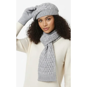 Kadın Kışlık Örgü Bere, Atkı ve Eldiven Takımı 3 lü set