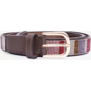 Boncuk Işlemeli Çok Renkli Kemer