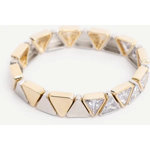 Cam Taş Detaylı Lastik Bileklik