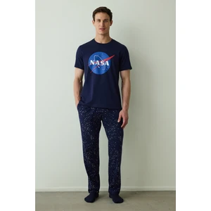 Erkek Space Desenli Pijama Takımı