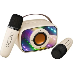 MD-57BT Endless 5W Tf + USB + Aux + Bt Destekli 2 Wireless Karaoke Mikrofon 1200MAH