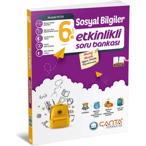 6. Sınıf Sosyal Bilgiler Etkinlikli Kazanım Soru Bankası Çanta Yayınları