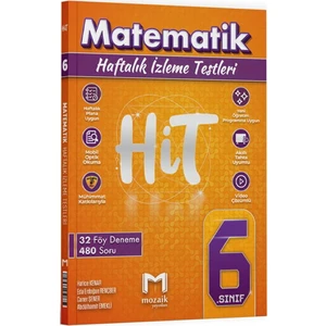 6. Sınıf Matematik Hit Deneme Sınavı Mozaik Yayınları