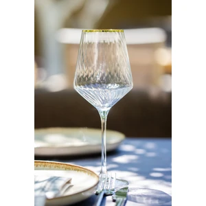 Premium Gold 4'lü Su Kadehi Seti 435 cc