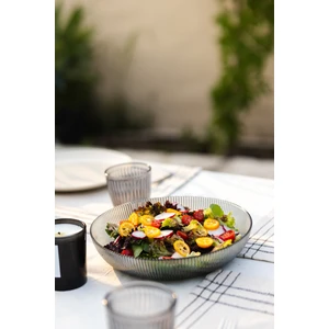 Splendid Cam 2'li Salata Kasesi Seti Füme 25 cm - 30 cm