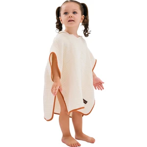 4 Katlı Müslin Bebek Pançosu – Banyo ve Plaj Kullanımı
