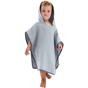 4 Katlı Müslin Bebek Pançosu – Banyo ve Plaj Kullanımı