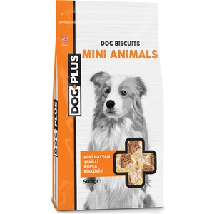 Dog Plus Hayvan Şekilli Ödül Bisküvisi 500 gr
