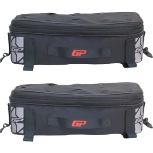 Gp Kompozit KMSC06 Universal Motosiklet Yan Çanta Üstü Kumaş Çanta Siyah