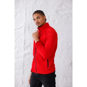 Erkek Biyeli Fermuarlı Spor Polar Ceket