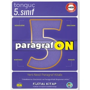 2026 Basım Tonguç Yayınları 5. Sınıf Paragrafon Soru Bankası