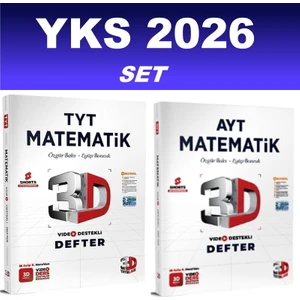 2026 Tyt - Ayt Matematik Video Destekli Defter Vdd Seti 3D Yayınları